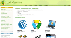 Desktop Screenshot of luckyicon.com